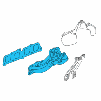 OEM 2018 Cadillac CT6 Exhaust Manifold Diagram - 12670220