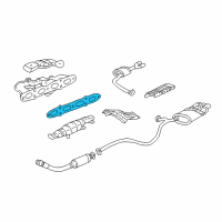 OEM Pontiac Grand Am Gasket-Exhaust Manifold Diagram - 24576382