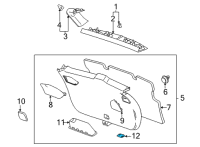 OEM Buick Lift Gate Switch Diagram - 42719865