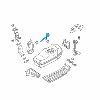 OEM 2002 Nissan Frontier Hose-Evaporation Diagram - 17337-5S510