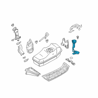 OEM Nissan Xterra Complete Fuel Pump Diagram - 17042-4S400