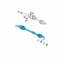 OEM 2008 Dodge Caliber Axle Half Shaft Diagram - 5105658AF