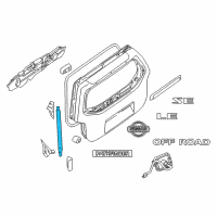 OEM 2012 Nissan Pathfinder Stay Assembly - Back Door, RH Diagram - 90450-ZL90A