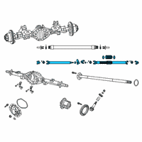 OEM 2020 Ram 3500 Shaft-Drive Diagram - 68305614AE