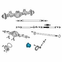 OEM Ram Rear Axle Diagram - 68455342AA