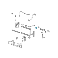 OEM 2010 Chevrolet Camaro Upper Hose Diagram - 92225711