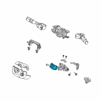 OEM 2011 Honda Accord Switch, Steering Diagram - 35130-TA0-901