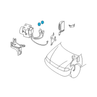 OEM 2001 Infiniti I30 Relay Assembly-Anti SKID Diagram - 47605-2J000