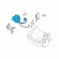 OEM Infiniti I30 Actuator Assy-Anti Skid Diagram - 47600-3Y166