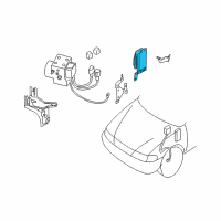 OEM 2001 Nissan Maxima Control Module Abs Diagram - 47850-3Y100