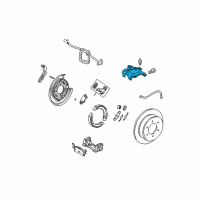 OEM Hummer Housing Asm-Rear Brake Caliper *Red Diagram - 25957936