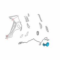 OEM 2014 Scion xD Lock Diagram - 77350-52160