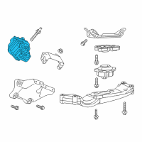 OEM 2015 Dodge Challenger Support-Engine Support Diagram - 68277081AA