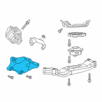 OEM 2020 Dodge Charger Bracket-Engine Mount Diagram - 4726027AB