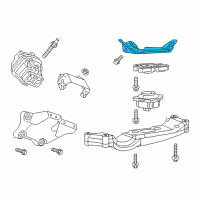 OEM 2005 Dodge Magnum Bracket-Transmission Mount Diagram - 4779379AB