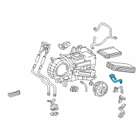 OEM Toyota Sequoia Tube Assembly Diagram - 88710-0C050