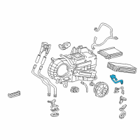 OEM 2001 Toyota Sequoia Tube Assembly Diagram - 88710-0C050