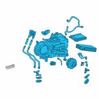 OEM 2001 Toyota Sequoia Unit Assy, Cooling, Rear Diagram - 87030-0C020