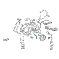 OEM 2005 Toyota Tundra Blower Motor Diagram - 87103-0C030