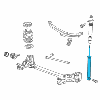 OEM 2018 Chevrolet Cruze Shock Diagram - 39040207