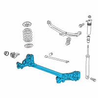 OEM 2016 Chevrolet Cruze Axle Assembly Diagram - 39059646