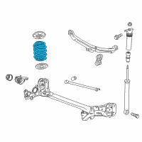 OEM 2017 Chevrolet Cruze Spring Diagram - 13366708