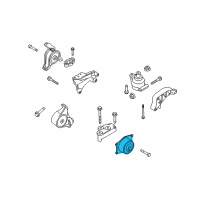 OEM 2008 Saturn Astra Mount, Engine Diagram - 13159996