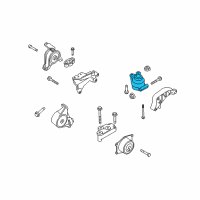 OEM 2009 Saturn Astra Mount, Engine Rear Diagram - 90538582