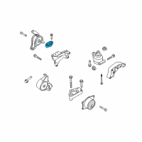 OEM Saturn Astra Support Bracket Diagram - 90539246