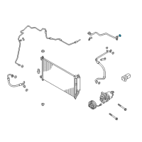 OEM Chevrolet City Express Suction Tube O-Ring Diagram - 19318295