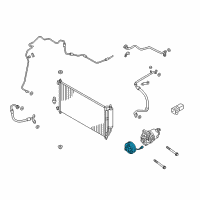 OEM Chevrolet Clutch & Pulley Diagram - 19317014