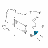 OEM 2015 Chevrolet City Express Compressor Diagram - 19317013