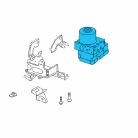 OEM Saturn Astra ABS Control Unit Diagram - 93196129