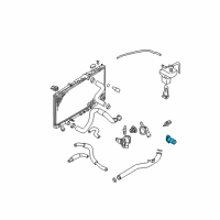 OEM 2002 Dodge Stratus Tube-Water Outlet Hose Diagram - MD326766