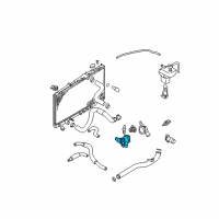 OEM Dodge Stratus Housing-THERMOSTAT Diagram - MD365878