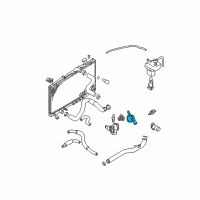 OEM 2002 Chrysler Sebring Fitting-Inlet Water Hose Diagram - MD321707