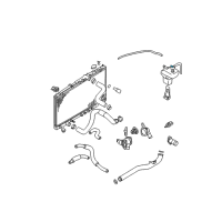 OEM 2003 Chrysler Sebring Cap-CONDENSER Tank Diagram - MR439560