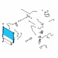 OEM 2020 Ford Transit-150 RADIATOR ASY Diagram - LK4Z-8005-F