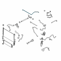 OEM Ford Transit-250 HOSE - SUPPLY TANK TO RADIATOR Diagram - LK4Z-8075-D