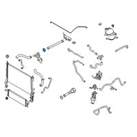 OEM Ford Water Pipe Seal Diagram - BL3Z-8527-B