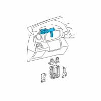 OEM Toyota Control Module Diagram - 89650-42040