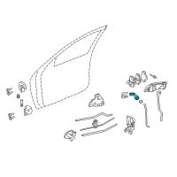 OEM 1995 Chevrolet Cavalier Cylinder Kit, Front Side Door Lock (Uncoded) Diagram - 12523630