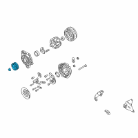 OEM 2011 Infiniti M56 Pulley Assy Diagram - 23150-CR910