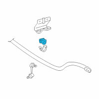 OEM 2003 Lexus SC430 Bush, STABILIZER Diagram - 48815-30520