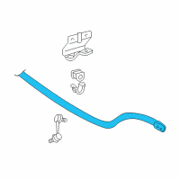 OEM Lexus Bar, Stabilizer, Front Diagram - 48811-30600