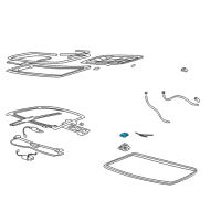 OEM 2003 Chevrolet Cavalier Switch Asm-Sun Roof Diagram - 22654791