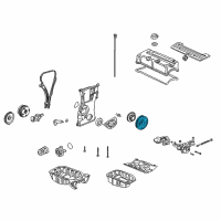 OEM Pulley, Crankshaft Diagram - 13810-PRC-003