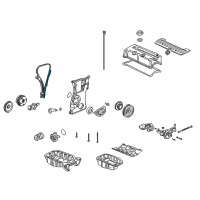 OEM 2003 Acura RSX Guide, Cam Chain Diagram - 14530-PNA-003