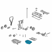 OEM 2002 Acura RSX Pan, Oil Diagram - 11200-PNC-000