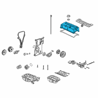 OEM Acura Cover, Cylinder Head Diagram - 12310-PRB-A04